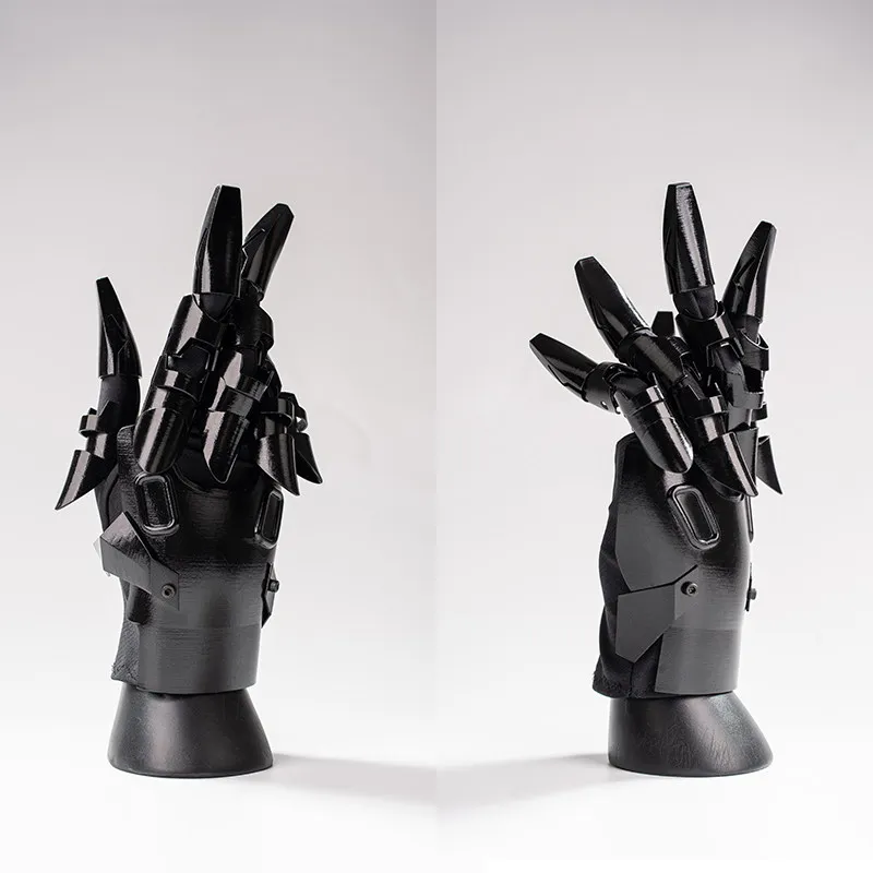 Guantes tácticos garra armadura impresión 3D estilo cyberpunk cosplay - imagen 5