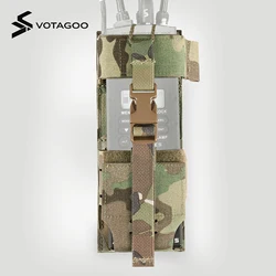 Funda táctica para radio VOTAGOO MOLLE corte láser multiformato
