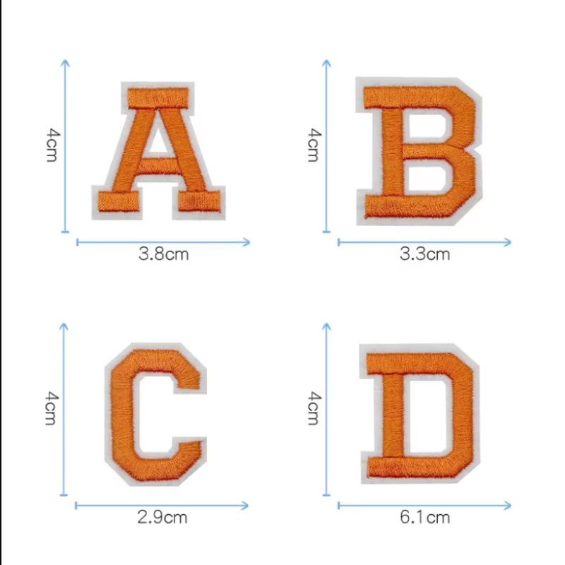 Parches termoadhesivos de letras – Personaliza ropa y bolsas - imagen 2