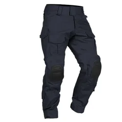 Pantalón táctico camuflaje con rodilleras para outdoor resistente