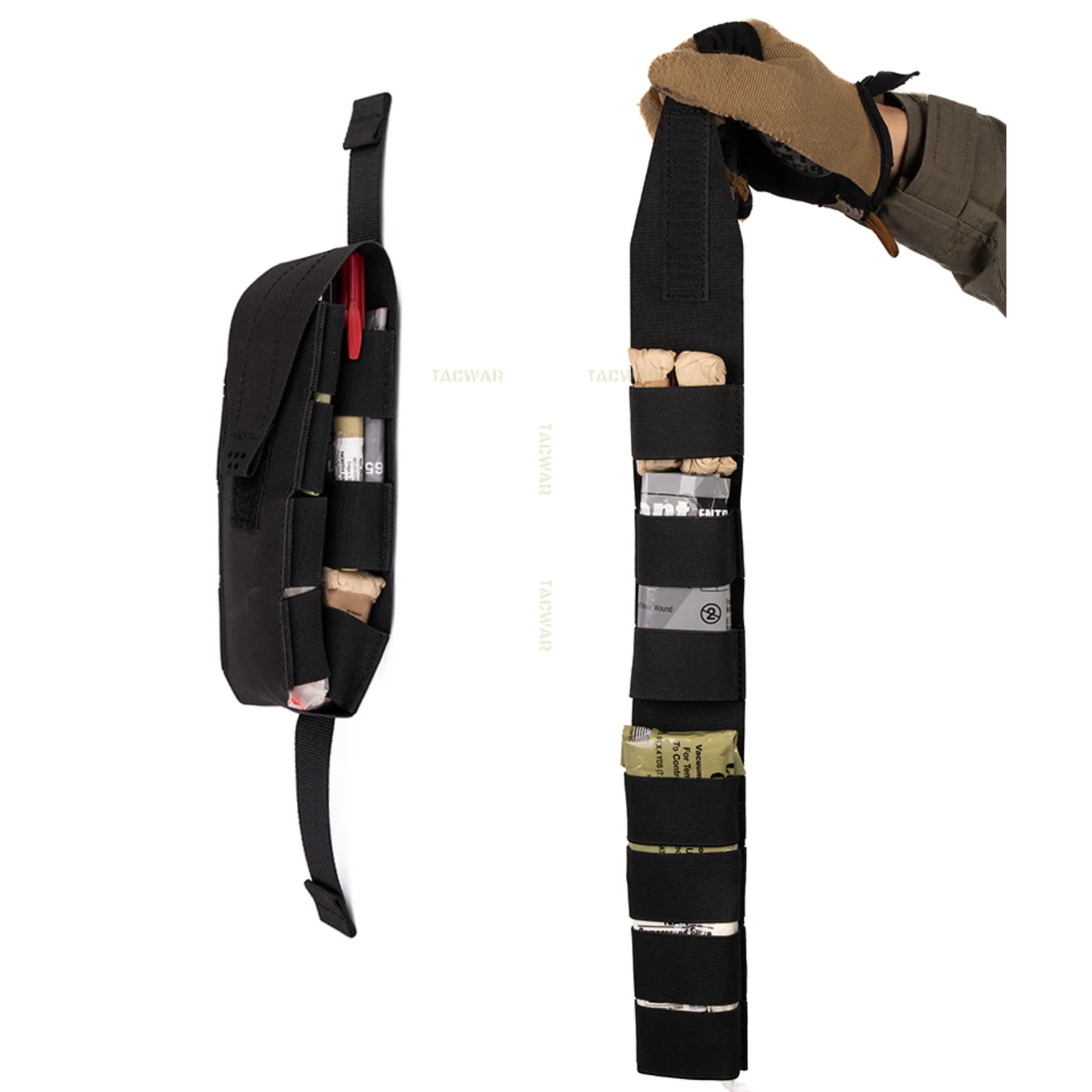 IFAK táctica Trauma Roll 2 – Bolsa botiquín EDC médica - imagen 2