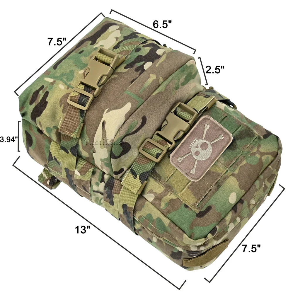 Bolsa hidratación táctica MOLLE ripstop para caza y exterior - imagen 3