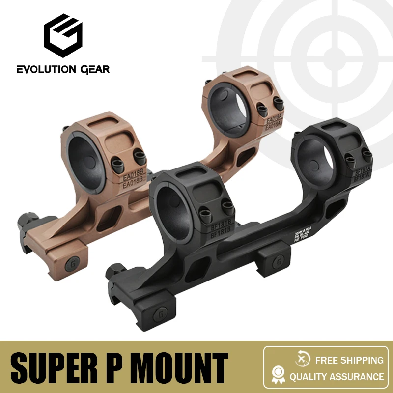 Montura de mira telescópica táctica estilo GE para Airsoft y Wargame