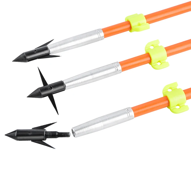 Flechas con eje de fibra de vidrio