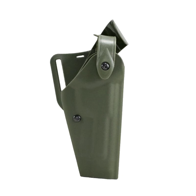 Holster táctico de cintura para pistola airsoft M9 92 A1 de cuero negro - imagen 2