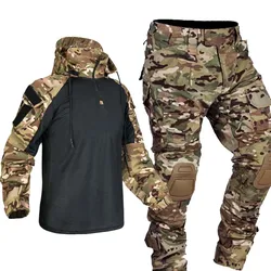 Uniforme táctico camuflaje para exteriores ripstop airsoft y caza