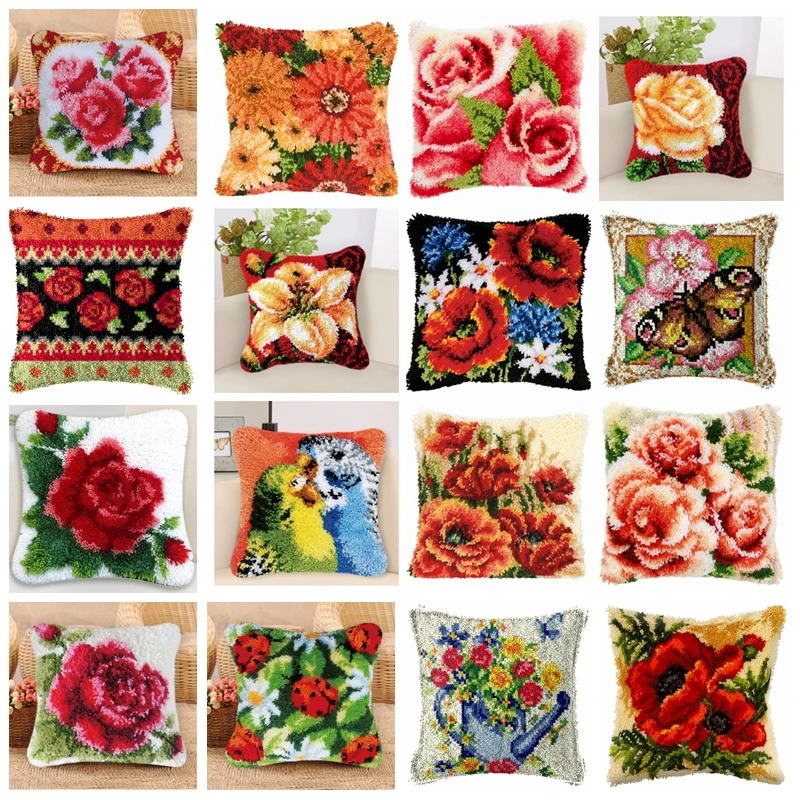 Kit completokits ganchos pestillo serie Retro bordado suave flores Datura