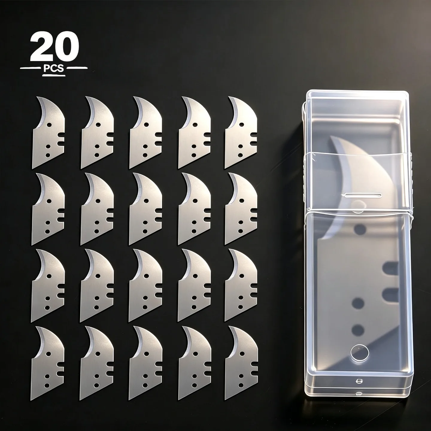Cuchillas repuesto trapezoidales acero carbono – Multifunción - imagen 2