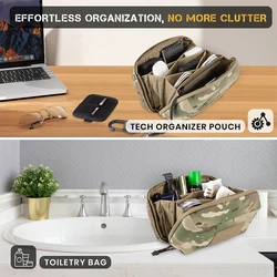 Riñonera táctica EDC de camuflaje multicompartimento