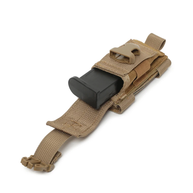 Porta Cargadores MOLLE Táctico de Nylon Ajustable para Cinturón