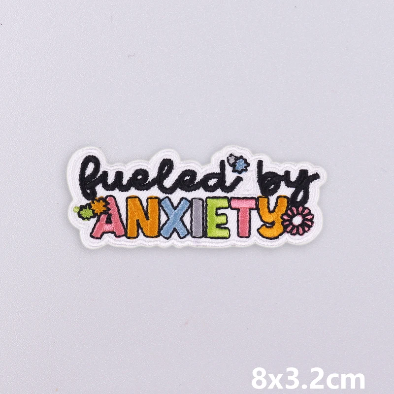 Parche con letra de dibujos animados