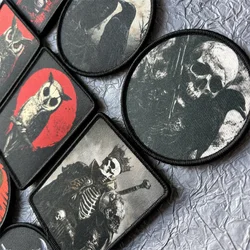 Parche calavera cuervo táctico – Velcro para equipamiento militar