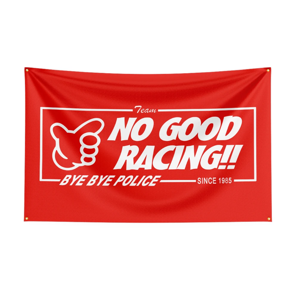 Bandera decorativa para coches de carreras No Good Racing mural - imagen 3