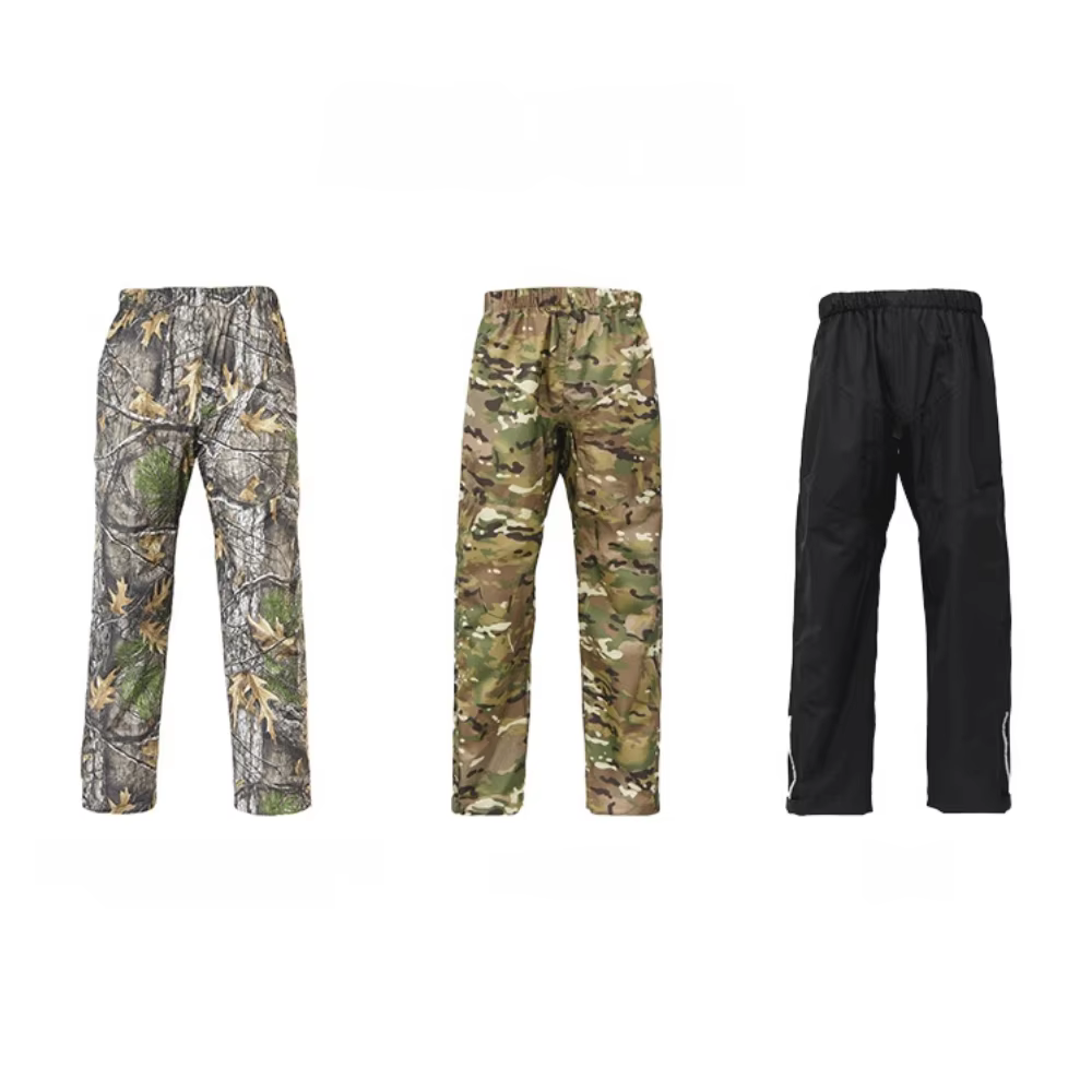 Pantalones impermeables camuflaje biónico con cintura elástica - imagen 5