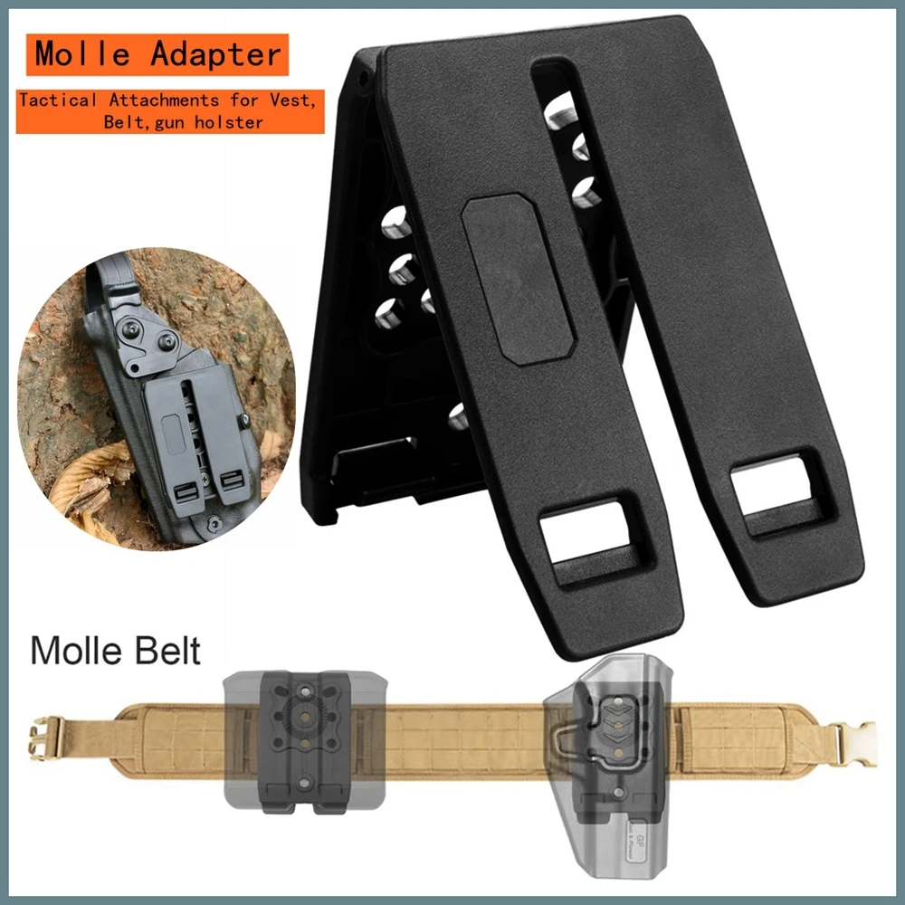 Soporte táctico MOLLE para pistola con cierre Molle-lok - imagen 3