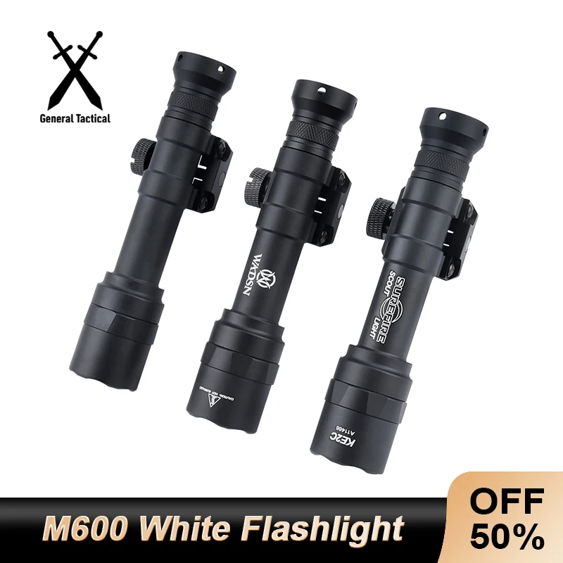 SureFire M600U linterna táctica LED blanca, aluminio CNC - imagen 4