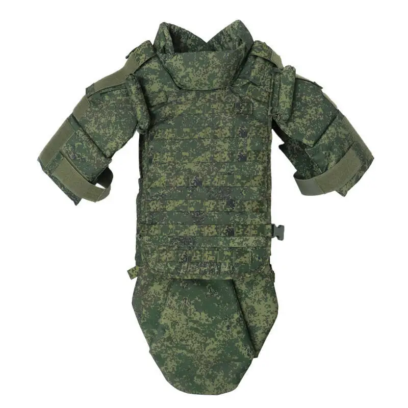 Chaleco táctico camuflaje con protección de blindaje pesada