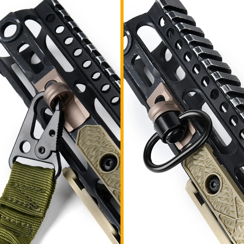 Montaje QD táctico para riel M-LOK, base metálica de correa - imagen 3