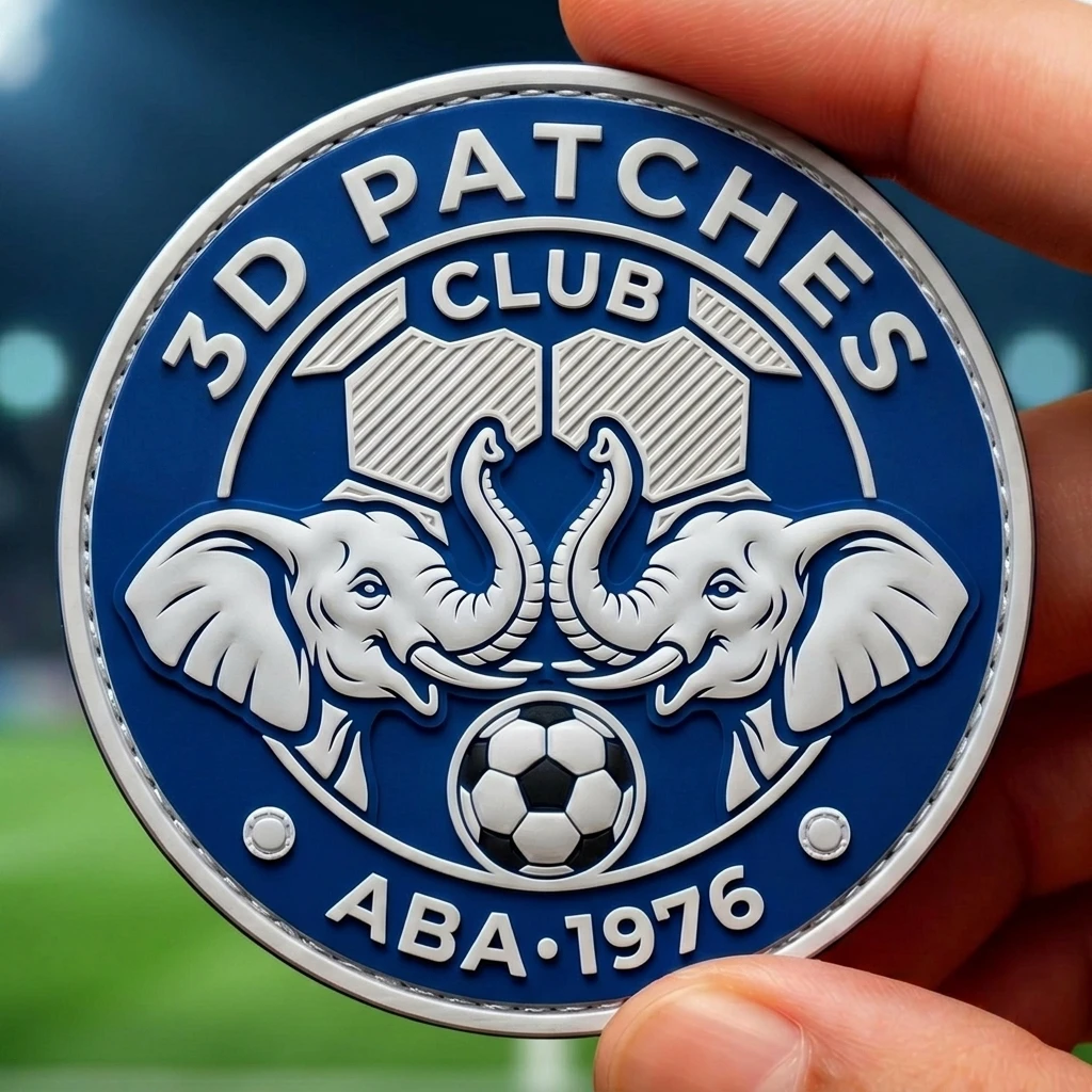 Parche goma PVC 3D impermeable personalizado – para coser o decorar