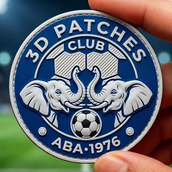 Parche goma PVC 3D impermeable personalizado – para coser o decorar