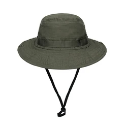 Gorra táctica de pesca transpirable secado rápido para camping