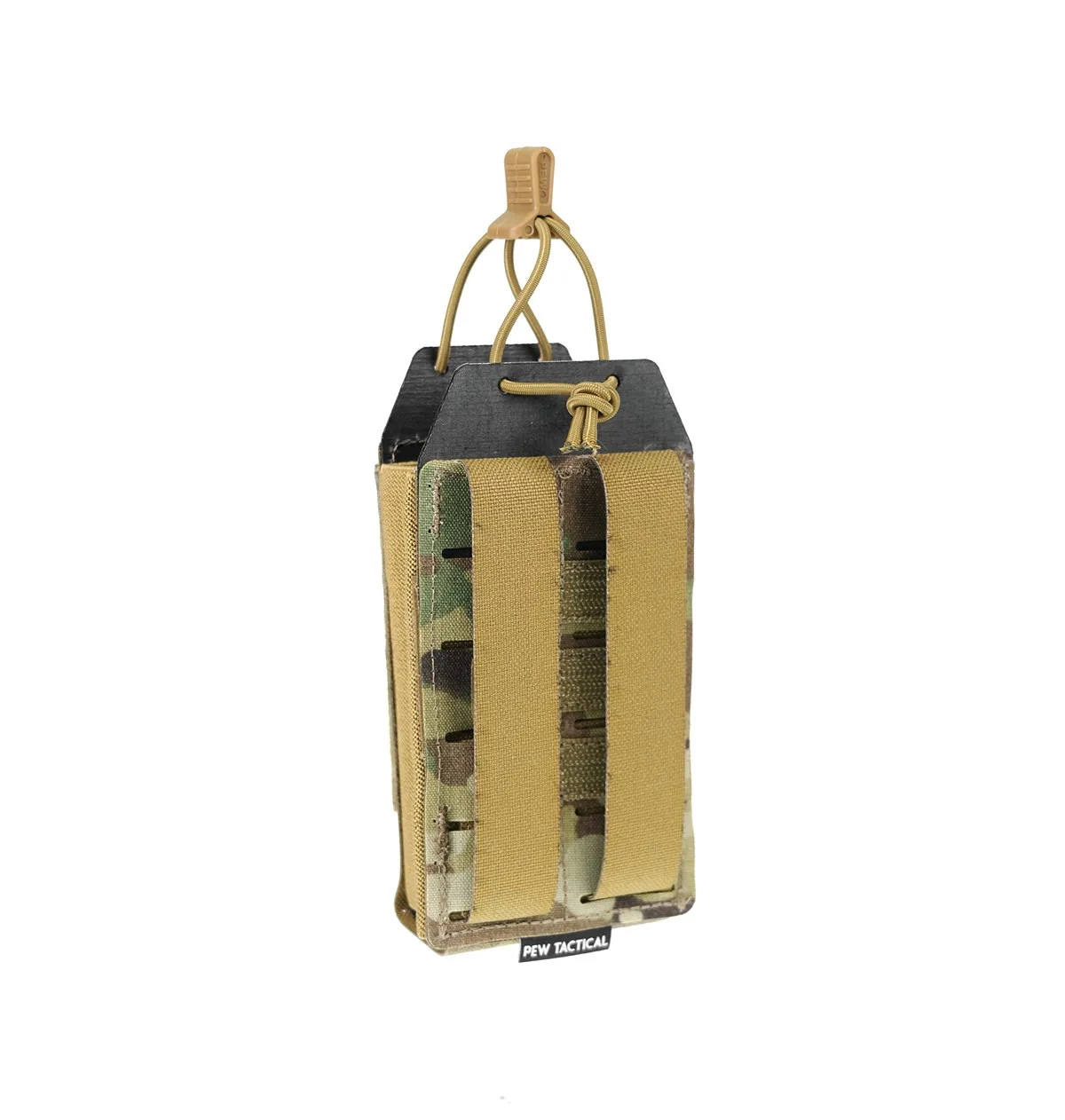Vista del pouch y compartimento