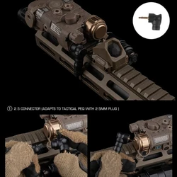 Surefire interruptor remoto compatible con Crane/PEQ-15 y Steiner
