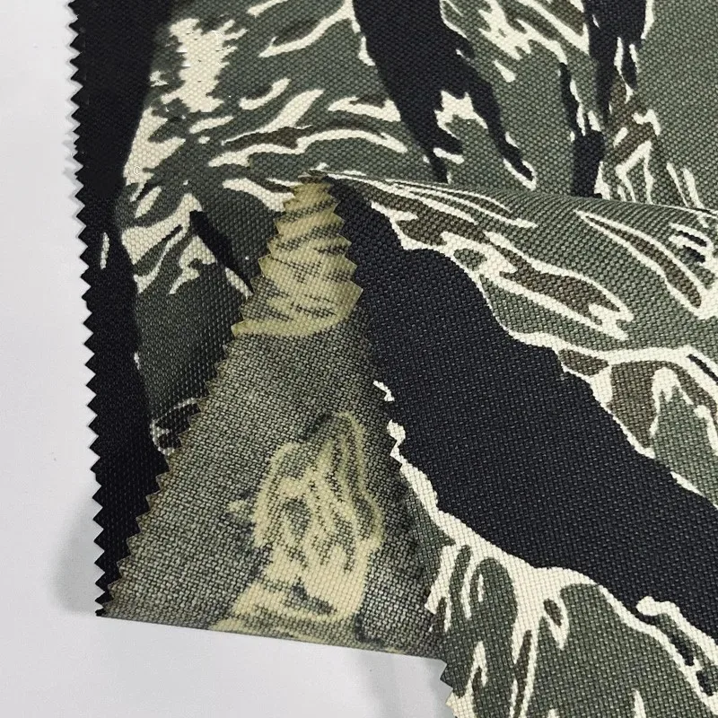 Tela Oxford 1000D de Camuflaje Tigre con Revestimiento PU - imagen 5