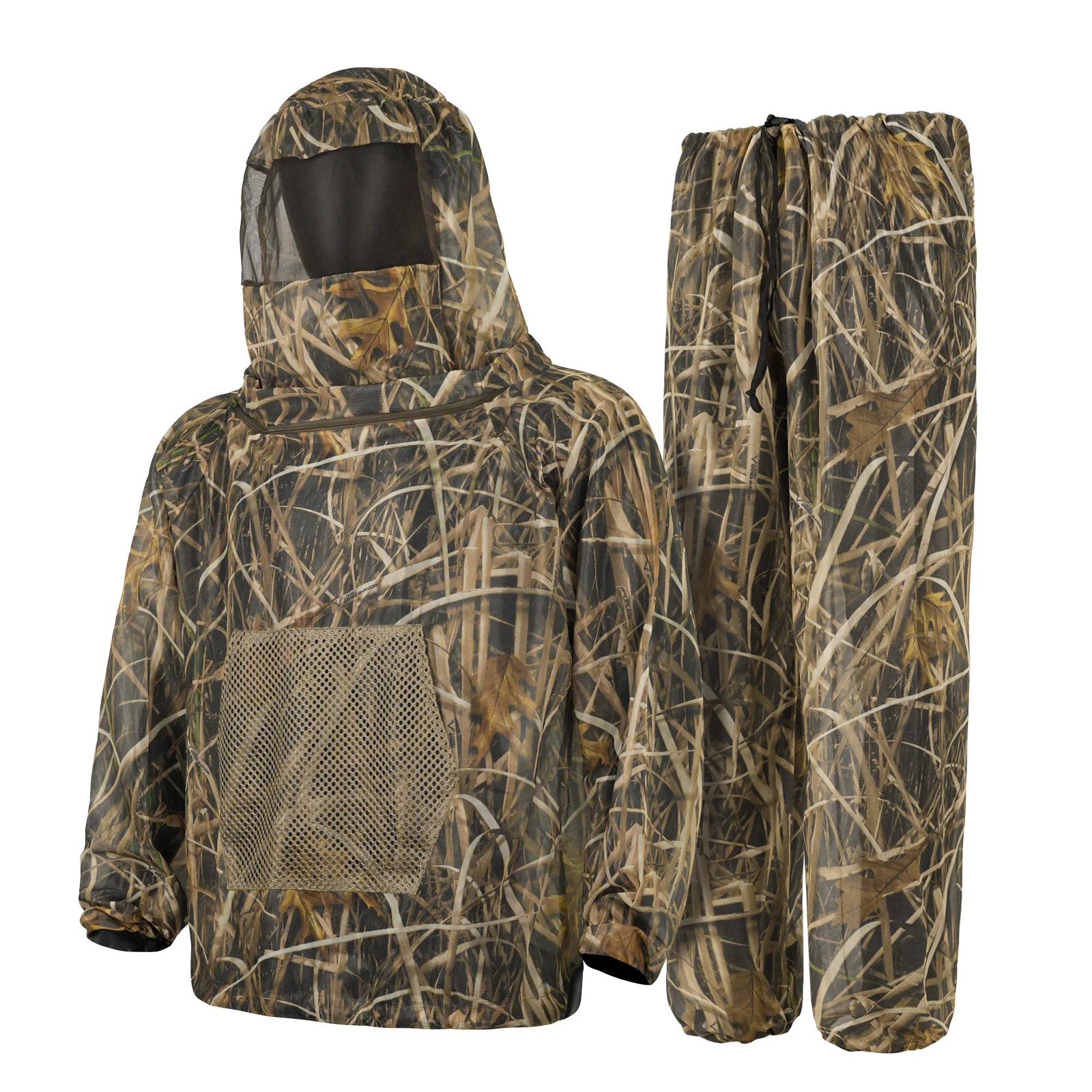 Sudadera táctica antimosquitos con capucha ligera camuflaje digital - imagen 5