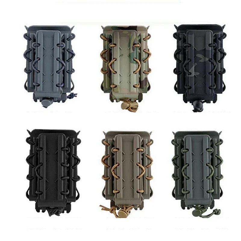Bolsa táctica MOLLE para cargadores de rifle y pistola, fija rápido - imagen 2