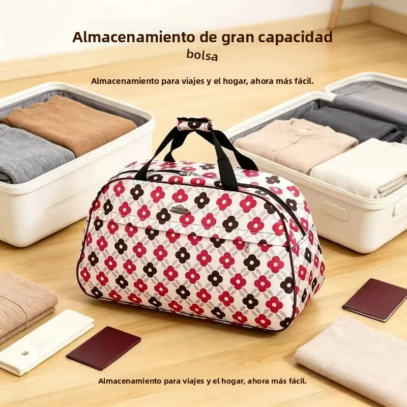 Bolsa organizadora de viaje lona plegable gran capacidad - imagen 4