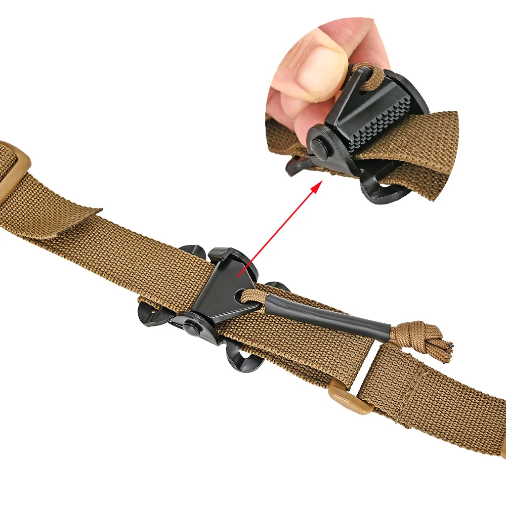 Eslinga táctica 2 puntos rifle – Ajuste rápido resistente - imagen 5