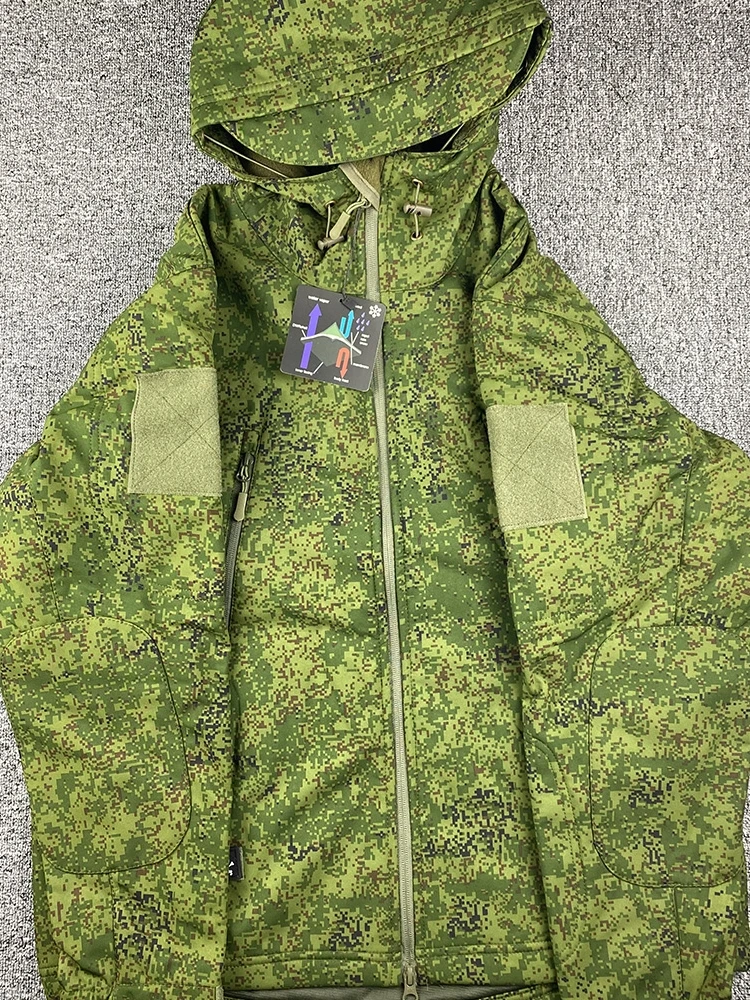 Traje táctico softshell EMR impermeable con forro polar interior - imagen 3