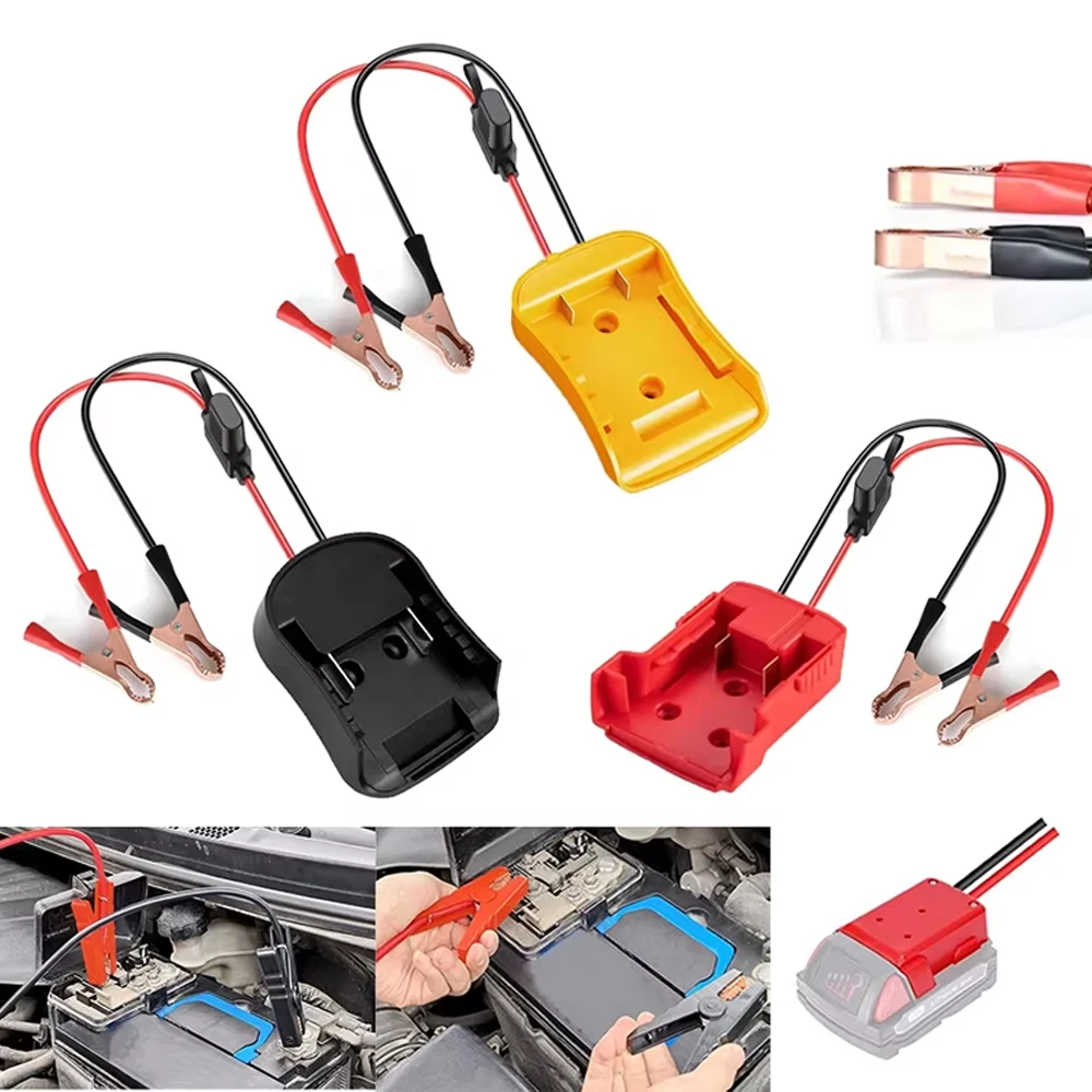 Adaptador corriente para arrancador de baterías emergencia