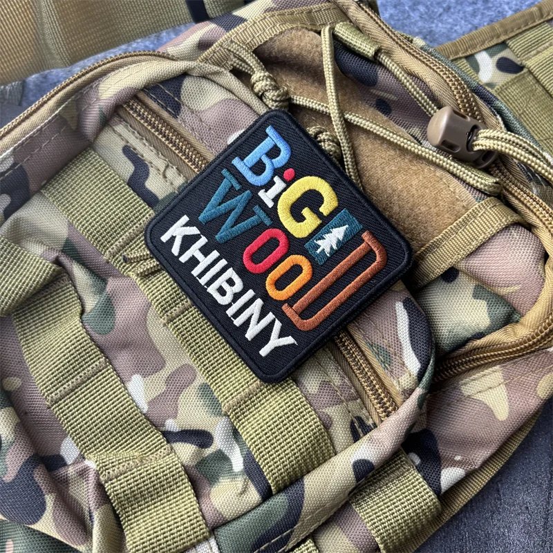 Parche táctico bordado BigWood con velcro, moral para ropa y mochila - imagen 3