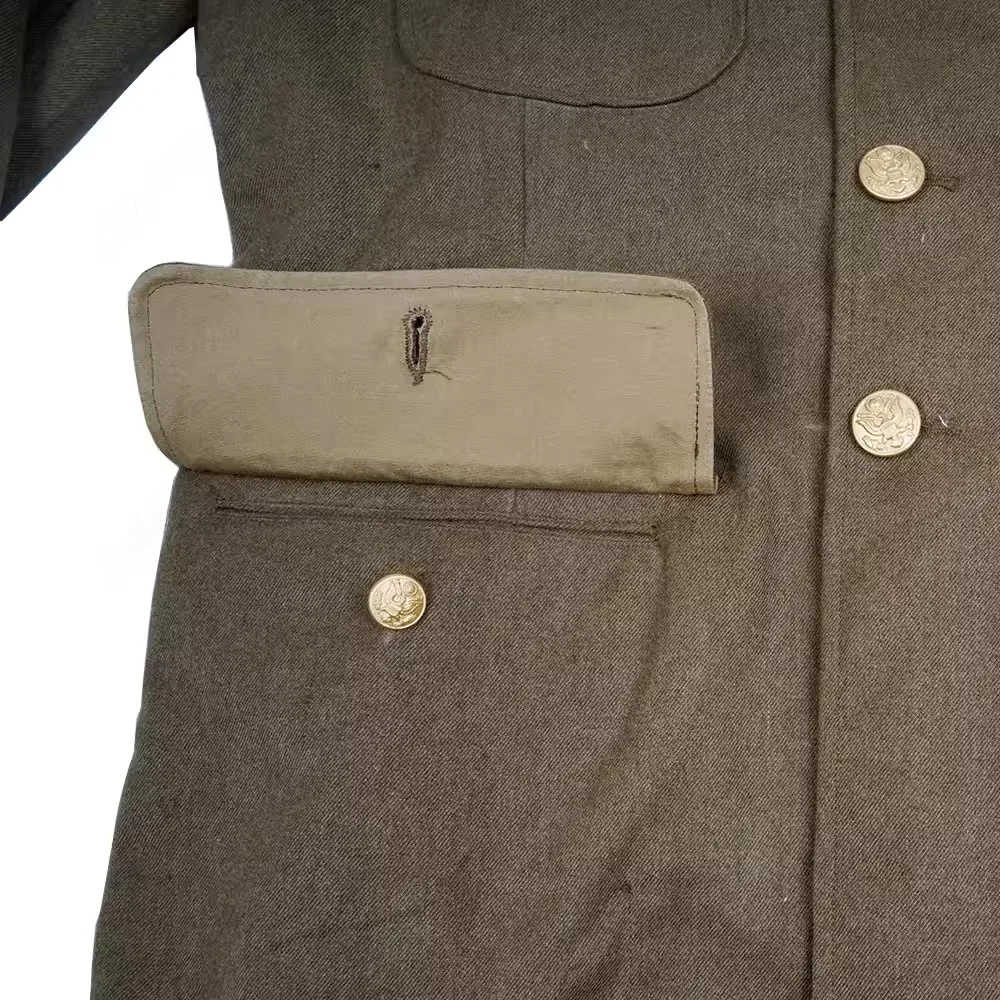 Chaqueta militar MM2 retro para hombre – Abrigo corto grueso - imagen 3