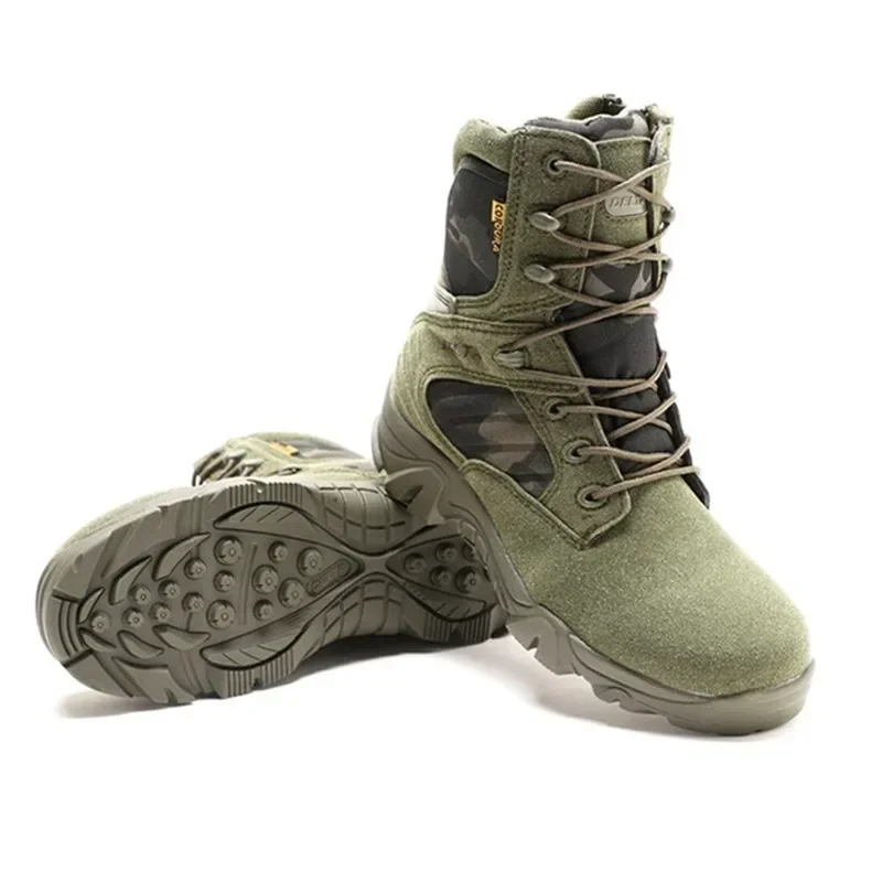 Botas tácticas Desert de cuero para hombre – Resistentes al frío - imagen 4