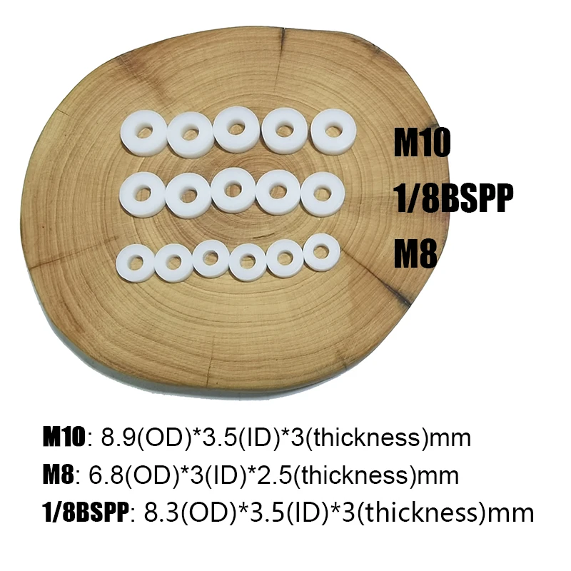 Junta tórica PTFE alta presión M8 M10 1/8 BSPP - imagen 2