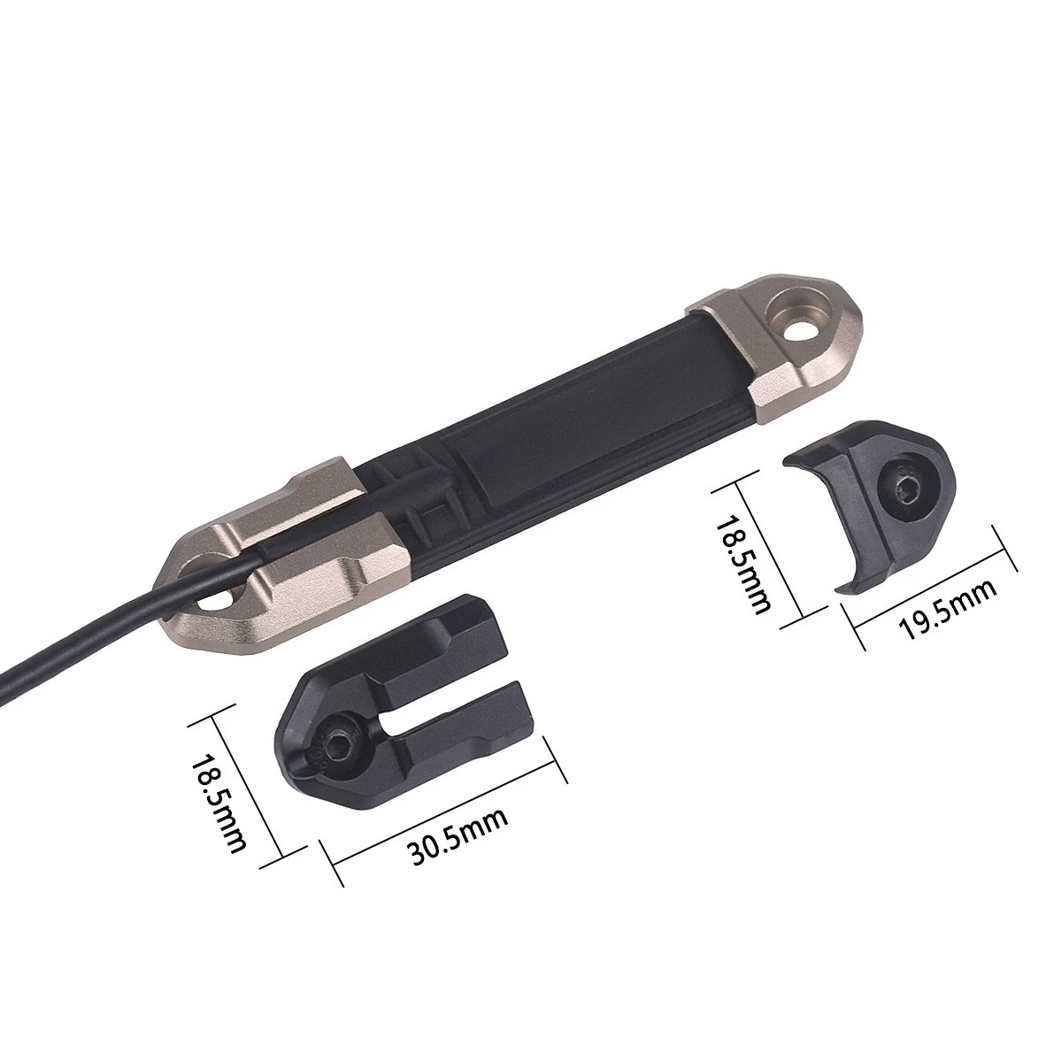 Base fija para interruptor de cola SF en rieles
