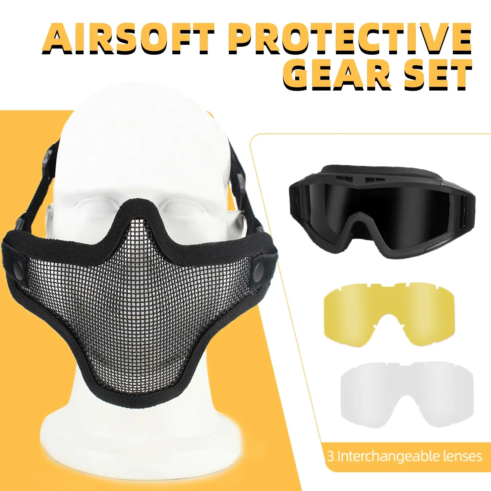 Casco táctico protección rápida ajustable con auriculares, NVG - imagen 5