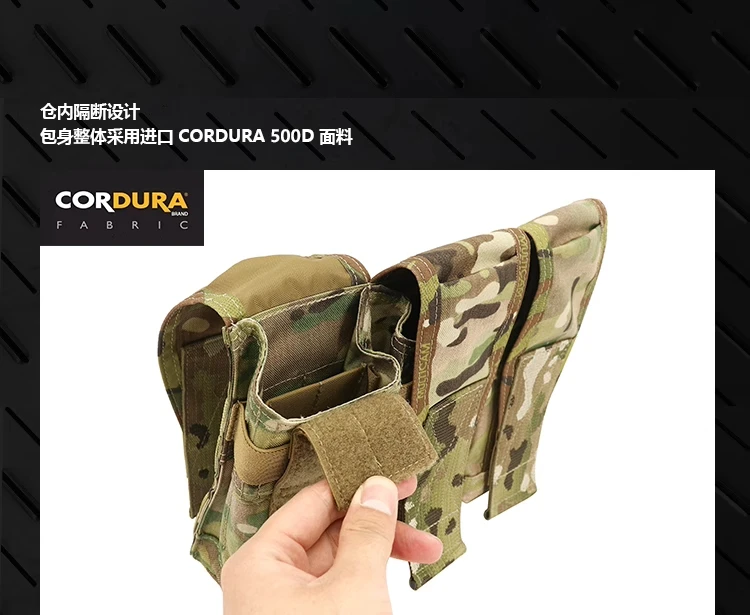 Detalle del camuflaje y la estructura