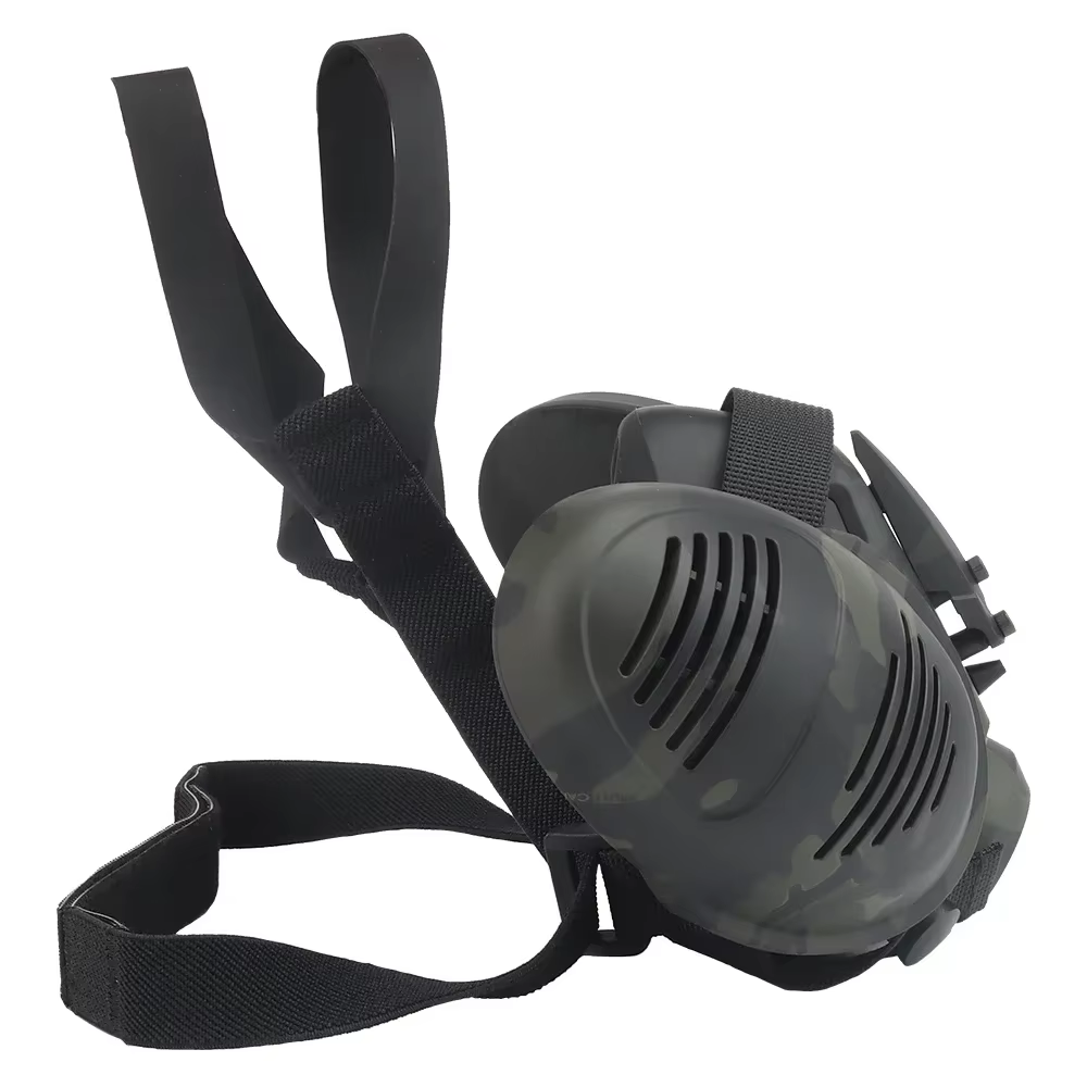 Mascarilla gas media cara táctica – Paintball y cosplay - imagen 2