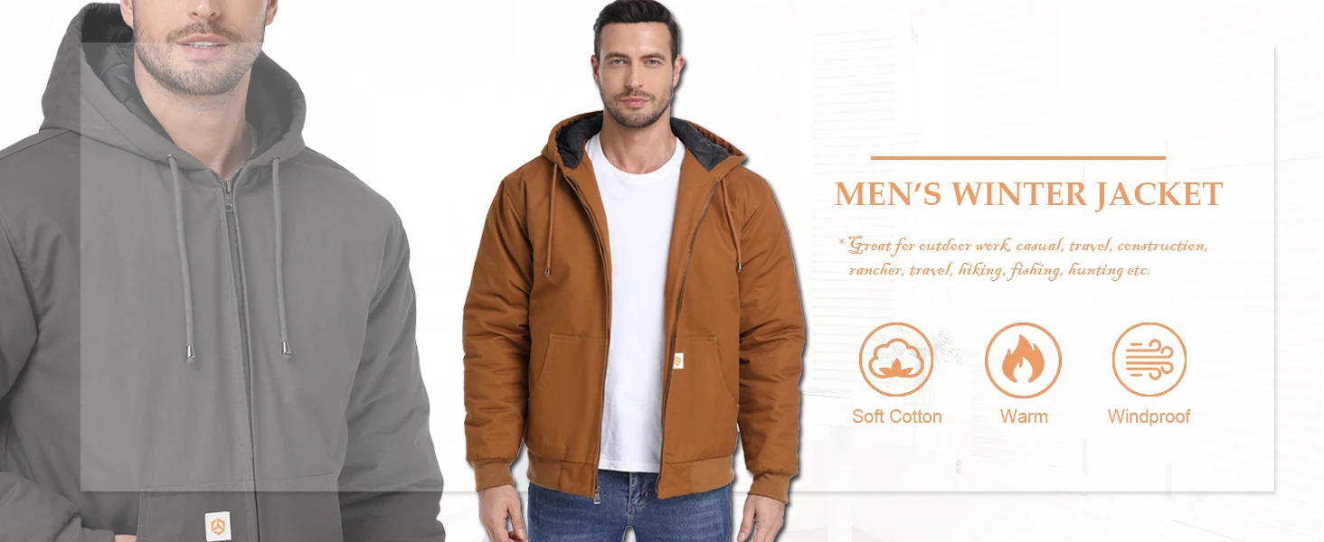 Chaqueta de invierno ReFire Gear vista frontal