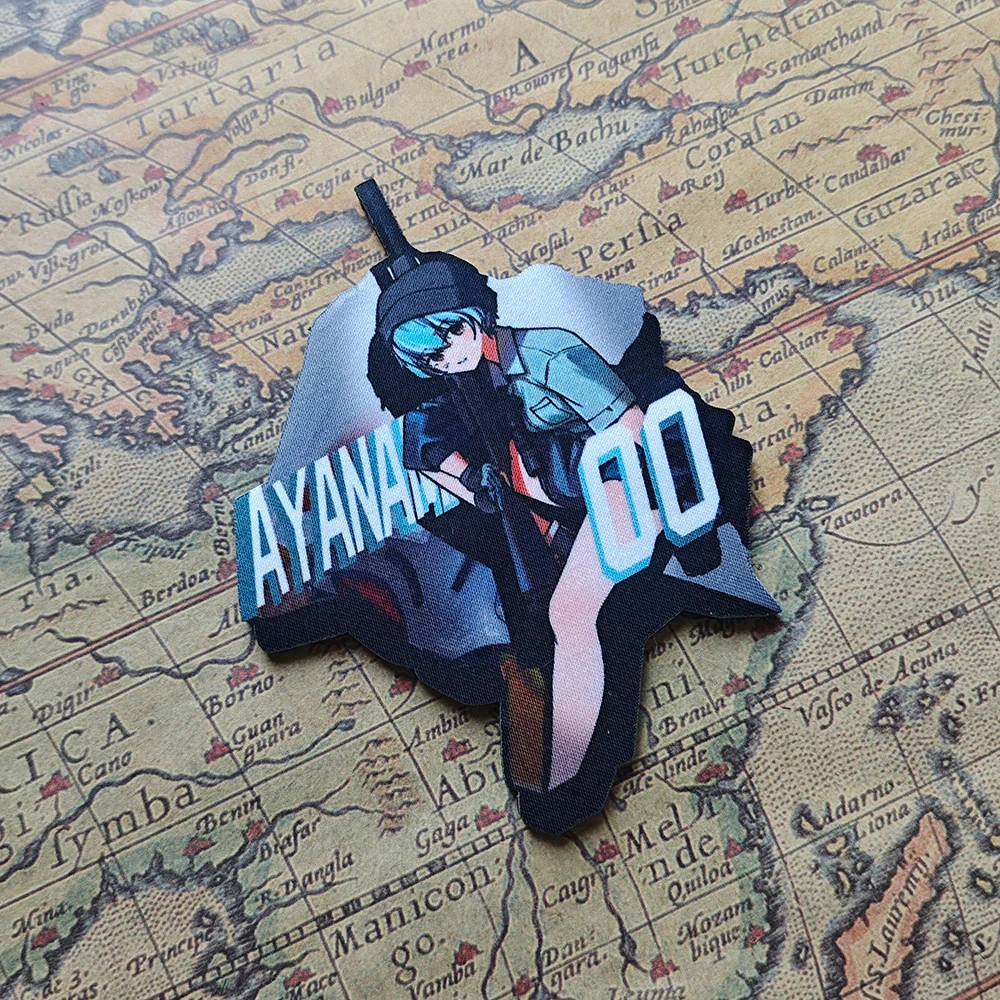 Parche táctico EVA Asuka y Rei Ayanami para decorar mochilas - imagen 2