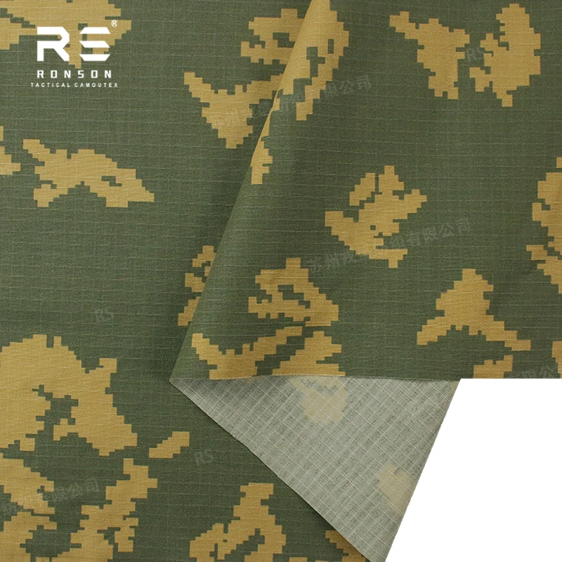 Tela táctica de camuflaje ripstop nailon-algodón para confección - imagen 5