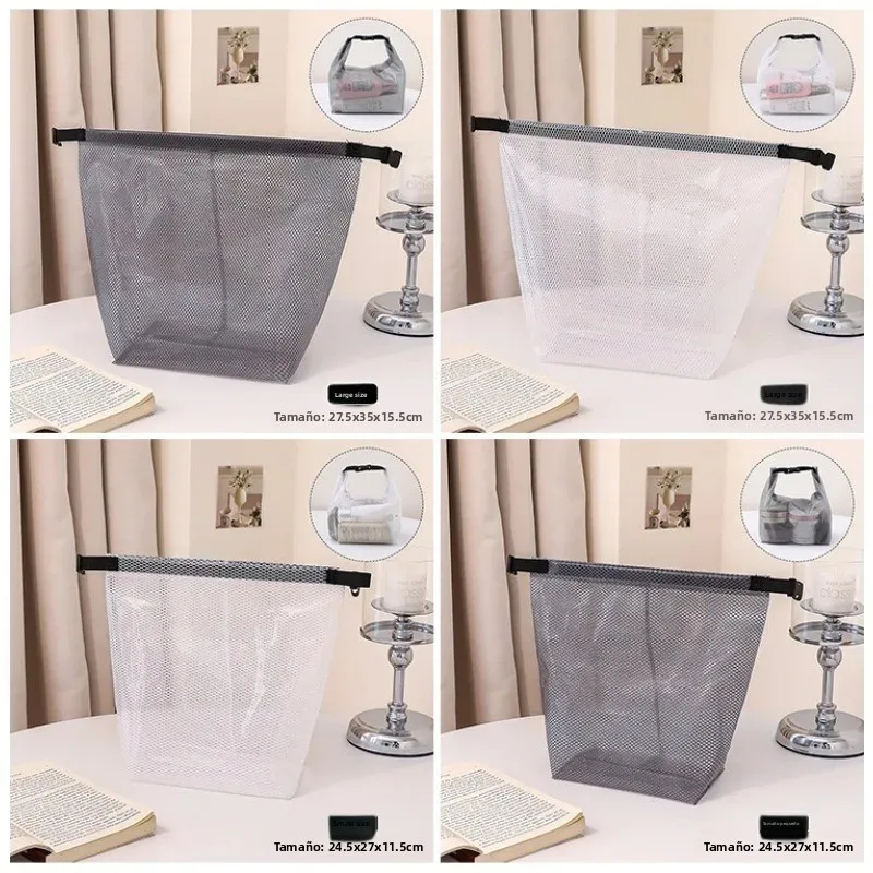Bolsa impermeable estanca gran capacidad para aseo con botón a presión - imagen 3