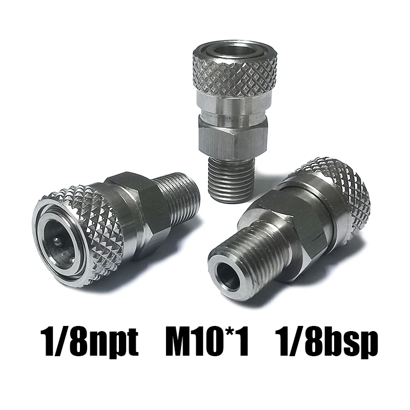 Adaptador desconexión rápida HPA macho hembra boquilla relleno presión - imagen 4