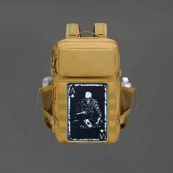 Parche táctico calavera Ace Spades con velcro para mochila