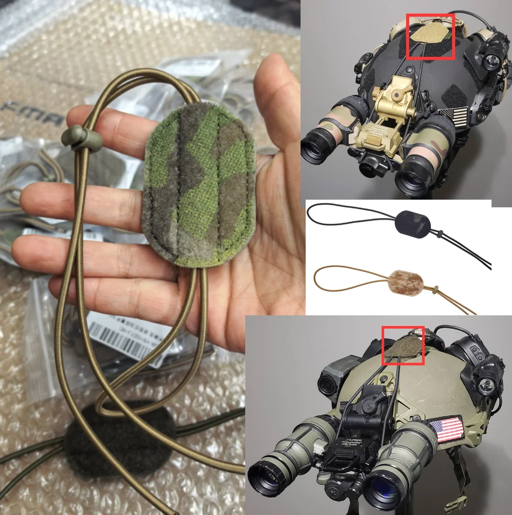 Kit de visión nocturna para casco táctico: soporte y espejo - imagen 5