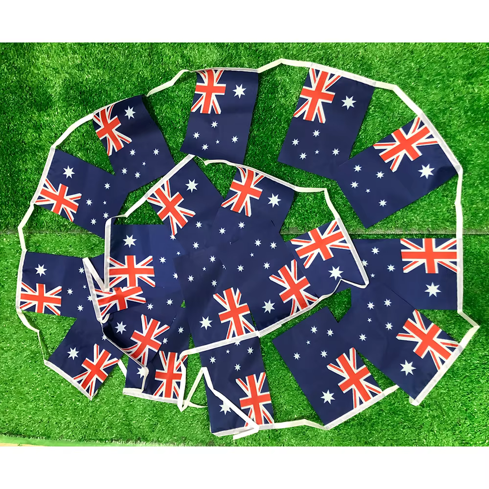 Banderines de Australia SKY FLAG en formato guirnalda
